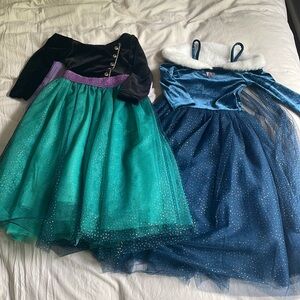 Elsa & Anna style dresses